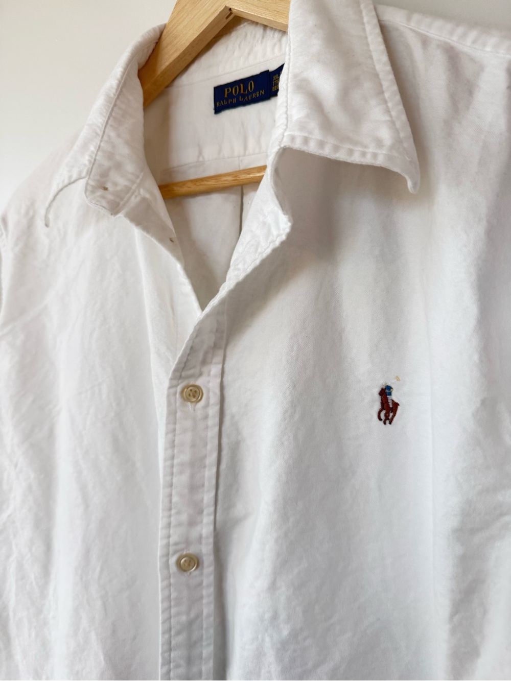 Polo Ralph Lauren White Oxford Button Down Shirt Women’s XXL